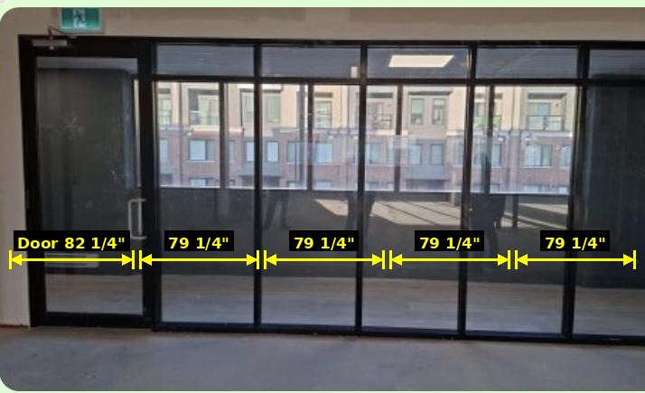Set 6 — Door + Window Wall